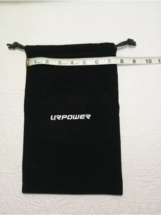 Urpower Black Velvet Drawstring Storage Bag - Picture 3 of 4